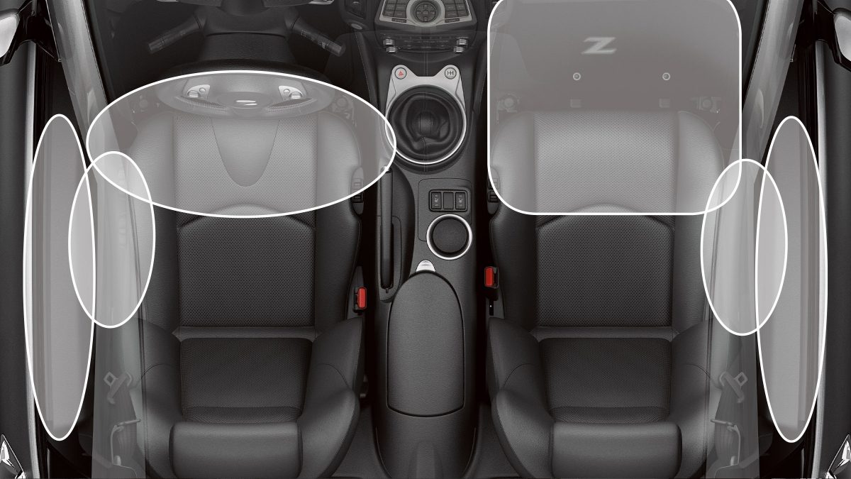 Nissan 370Z Coupe car Air bags